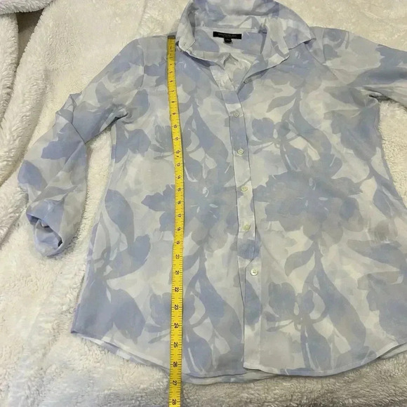 Banana Republic‎ Women’s Blue Casual Office Blouse Bundle of 2 Size Small - Picture 6 of 9